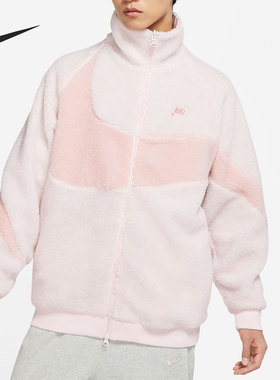 Nike/耐克官方正品男子双面穿羊羔绒运动休闲夹克外套 BQ6546-640