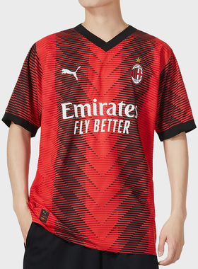 Puma/彪马正品2023夏季新款AC米兰主场球员版球衣770382-01
