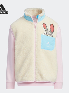 Adidas/阿迪达斯正品当季新款小童运动二合一马甲卫衣IB7753