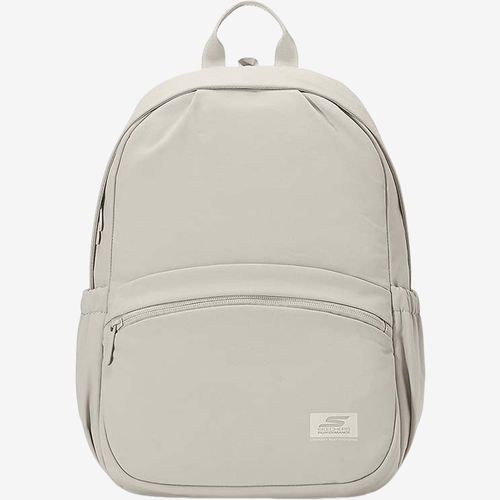 Skechers斯凯奇正品男女拉链日常出行双肩背包P325U014-03WH
