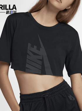 Nike/耐克正品Lab Collection女士短款宽松短袖T恤AJ2135-010