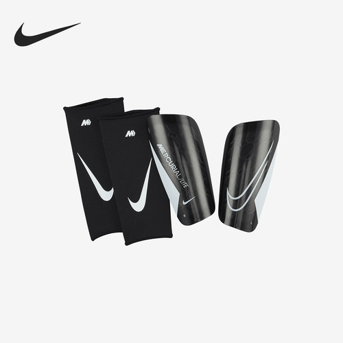 耐克男士透气足球护腿板