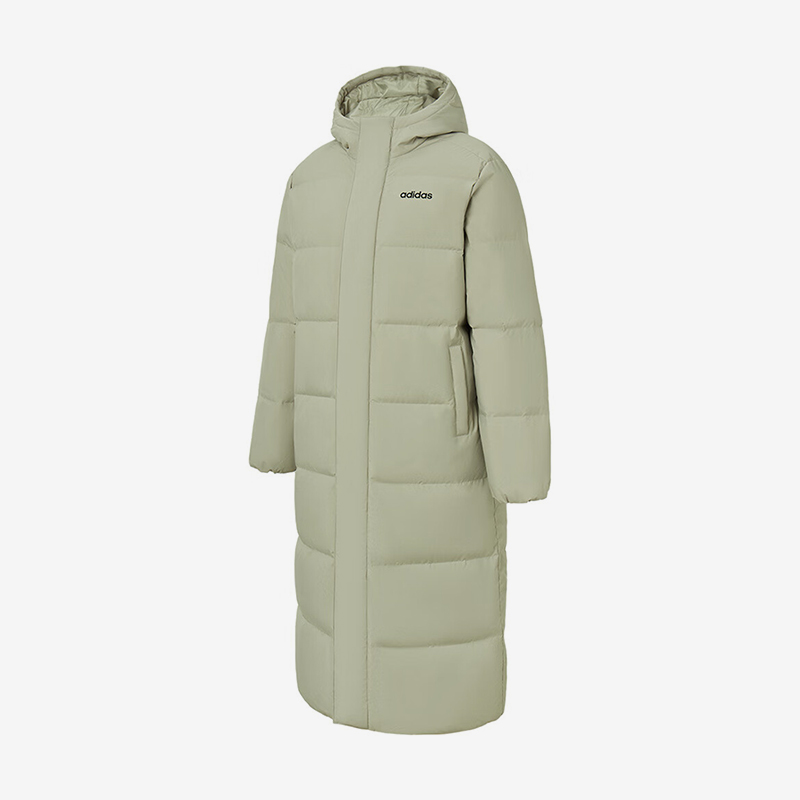阿迪达斯男女保暖时尚拉链羽绒服