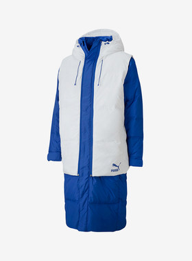 Puma/彪马正品秋冬新款男士拼接休闲保暖拉链羽绒服598317-73