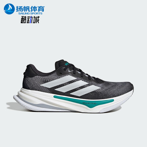Adidas/阿迪达斯正品2025男士低帮缓震耐磨体侧运动跑步鞋JS1887