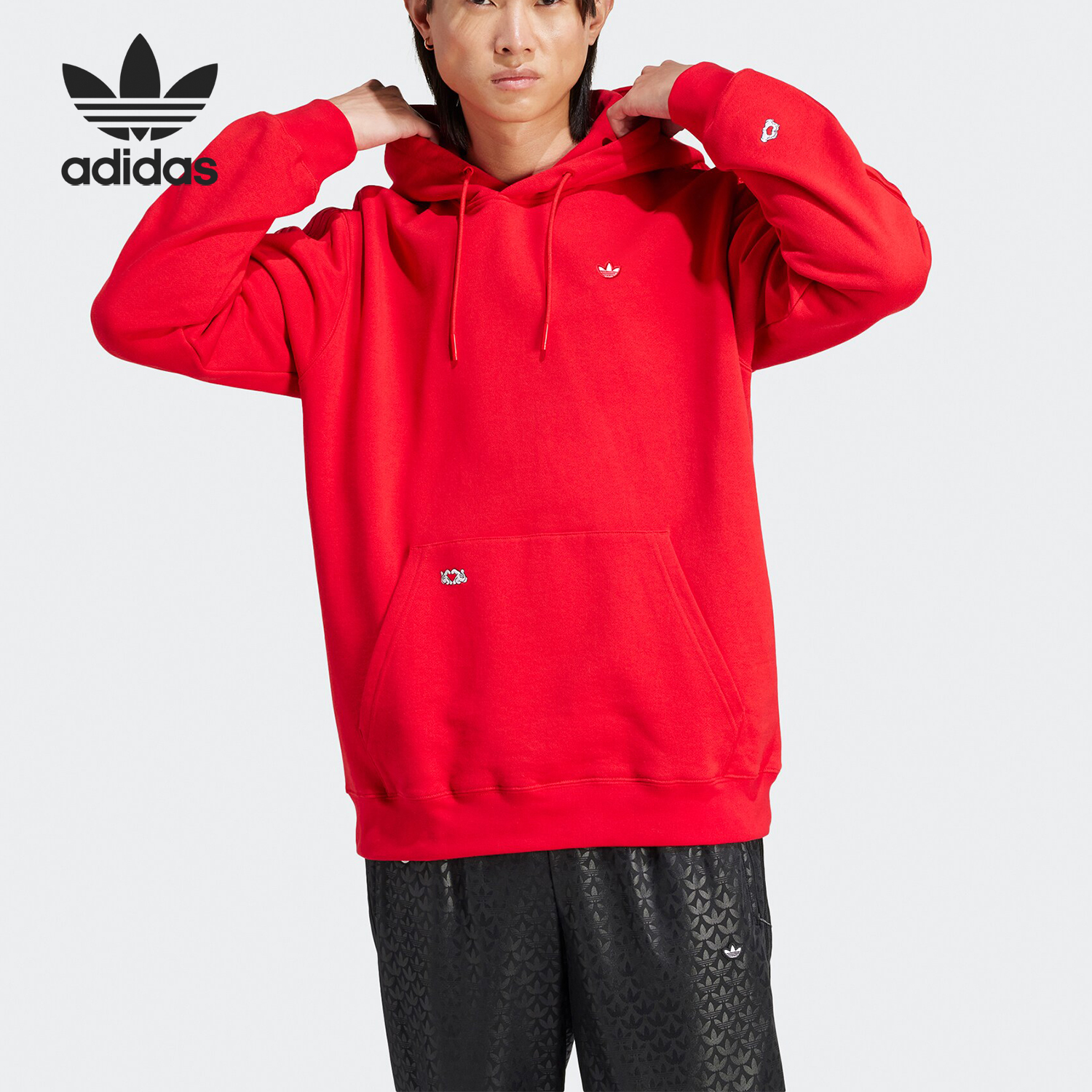Adidas/阿迪达斯男士连帽卫衣