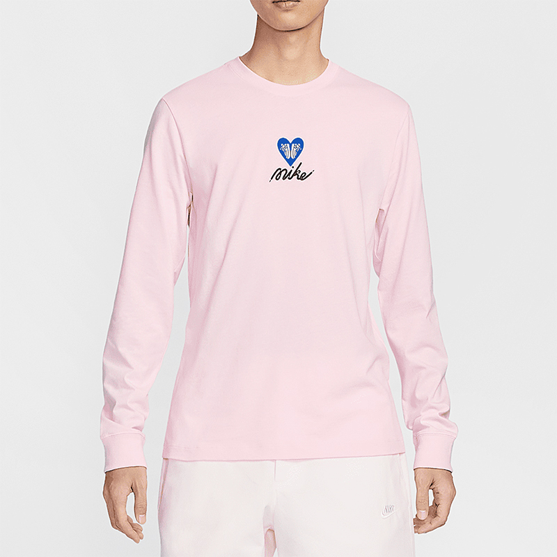 Nike/耐克正品2025男士圆领透气休闲经典运动长袖T恤HV9808-663