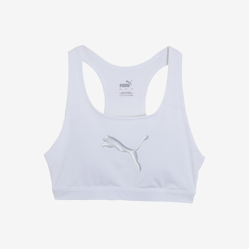 Puma/彪马正品新款女白色训练可拆卸衬垫经典运动内衣656192-04