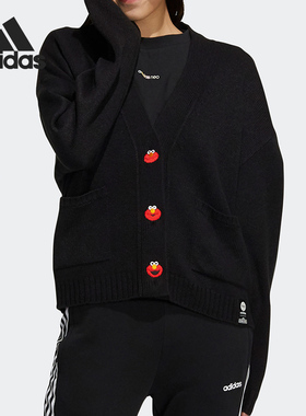 Adidas/阿迪达斯官方正品 Sesame Street 女子运动夹克外套HD7282