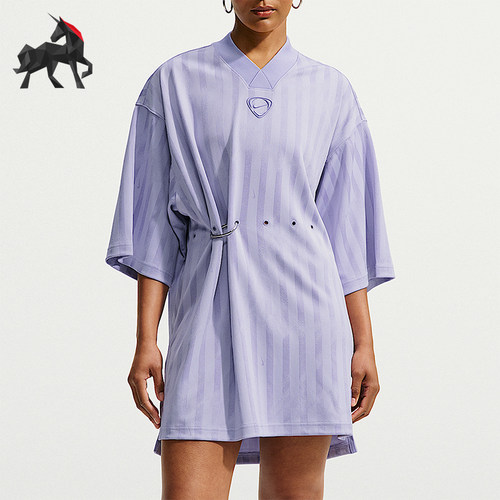 Nike/耐克正品Runway女士时尚休闲运动短袖连衣裙IM0293-533