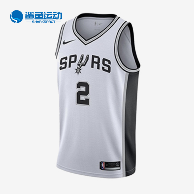 Nike/耐克正品伦纳德卡哇伊男子马刺篮球运动球衣864449-100