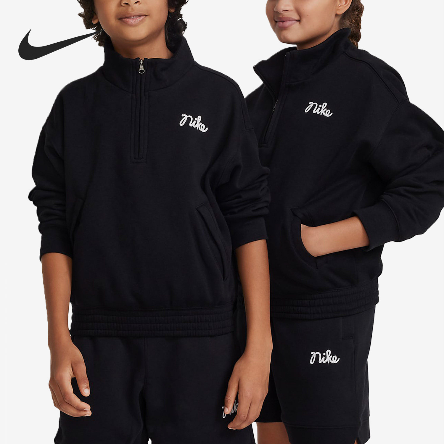 Nike/耐克正品Culture of Basketball大童立领上衣DV3109-010