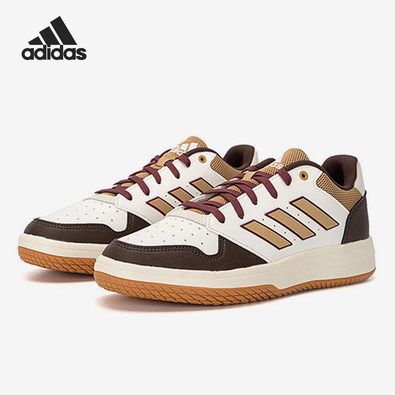 Adidas/阿迪达斯官方正品GAMETALKER男女低帮复古休闲板鞋HQ2212