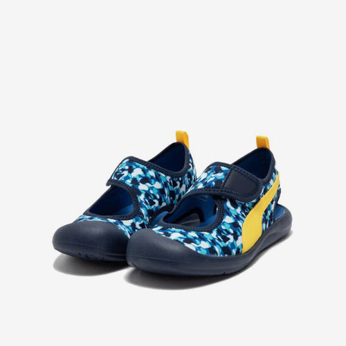 Puma彪马正品Aquacat小童一脚蹬透气平底轻便舒适休闲鞋372157-12