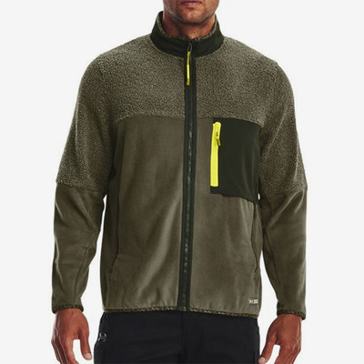 UA/安德玛正品Polartec Maxx FZ男士户外加绒夹克外套1373277-390