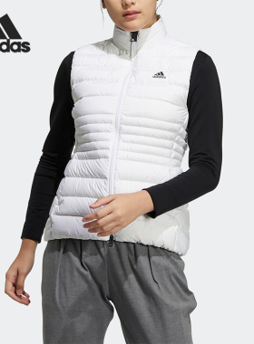 Adidas/阿迪达斯正品DOWN VEST女士高尔夫运动羽绒马甲GT3318