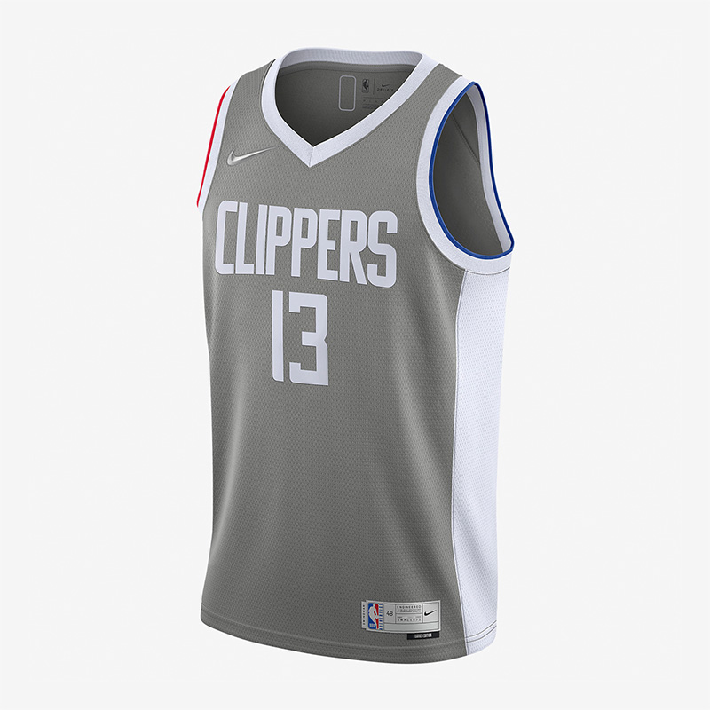 Nike/耐克正品保罗乔治快船队13号篮球男子运动T恤CW6808-002