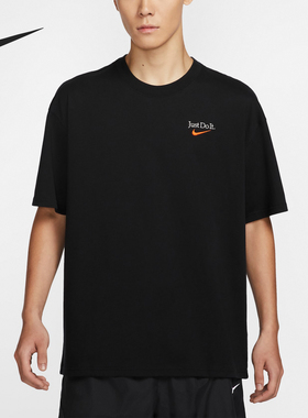 Nike/耐克正品秋季新款男士宽松透气运动休闲短袖FZ8084-010