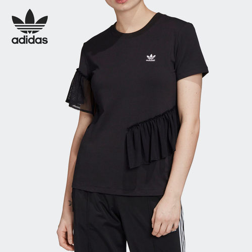 阿迪达斯三叶草女子舒适运动T恤