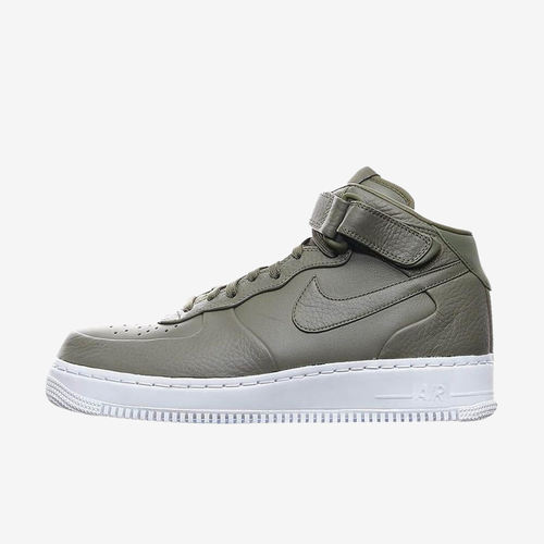 Nike耐克正品Air Force 1男耐磨防滑魔术贴中帮板鞋819677-300