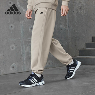 1加绒束脚男女运动裤 Adidas IV7602 PNT LOGO 阿迪达斯正品