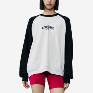 T恤10027641 Converse 男子运动训练圆领长袖 2025新款 A02 匡威正品