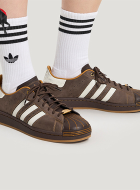 Adidas/阿迪达斯正品三叶草男女运动经典潮流系带透气板鞋HP7108