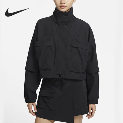 Nike/耐克官方正品夏季女子可拆卸袖两穿翻领运动外套DV8488-032