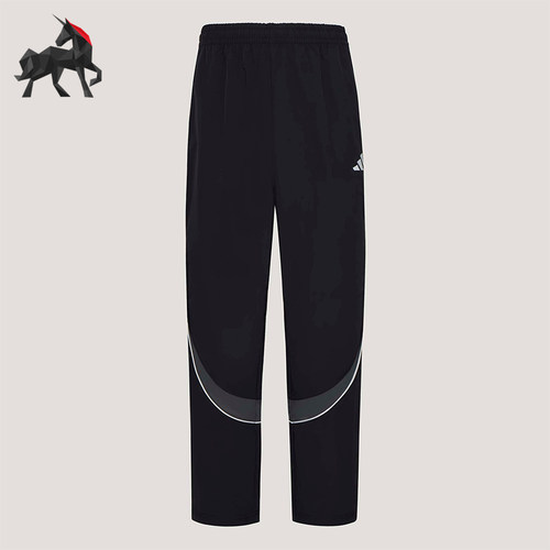 Adidas/阿迪达斯正品2026男士系带宽松梭织日常运动长裤IB6962