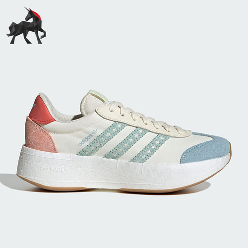 Adidas/阿迪达斯正品三叶草女士经典透气训练缓震跑步鞋JR8027