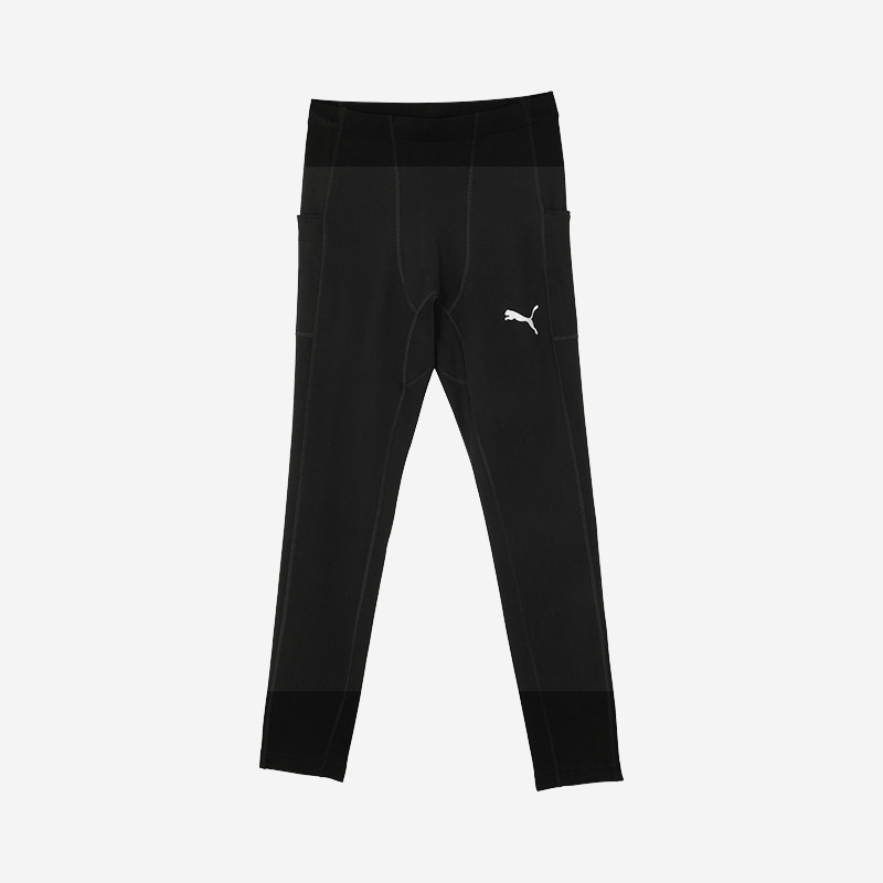 Puma/彪马正品新款男士保暖跑步训练紧身运动长裤526319-01
