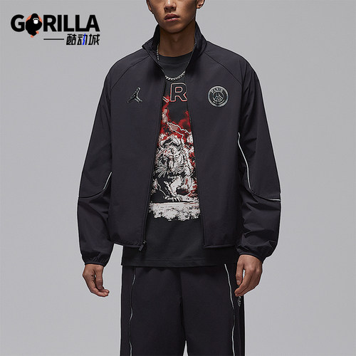 Nike/耐克正品JORDAN男士立领耐穿休闲经典运动外套IF3798-018