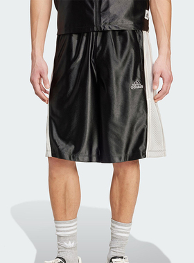 Adidas/阿迪达斯正品2025夏季款男士透气经典运动宽松短裤JD5407