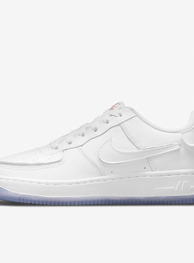Nike/耐克正品Air Force 1 GS女子经典大童运动板鞋DB1856-100