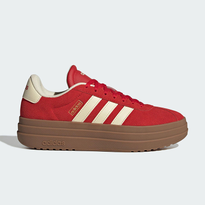 Adidas/阿迪达斯正品VL COURT BOLD女士经典厚底耐磨板鞋KJ6852