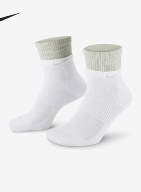 Nike/耐克官方正品Everyday Plus男女舒适短袜一双袜DH4058-105
