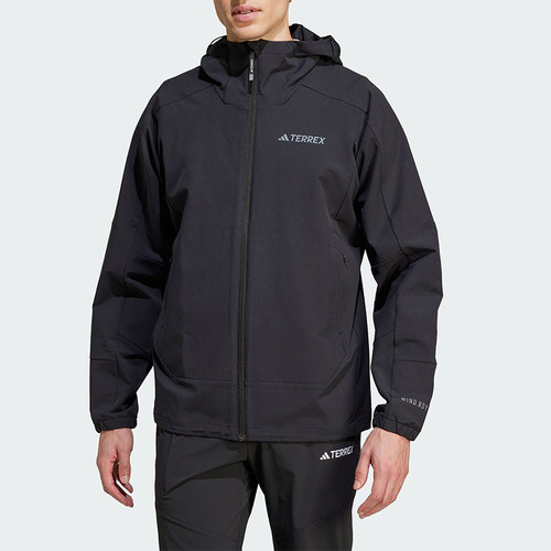 Adidas/阿迪达斯正品新款男士户外运动连帽夹克外套JI5935
