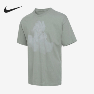 款 男士 套头透气经典 Nike HJ0779 2025夏季 印花短袖 370 耐克正品