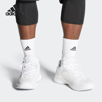 阿迪达斯男子黑武士篮球运动鞋