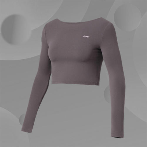 李宁健身衣女士新款健身系列冬季瑜伽弹力紧身运动服AUDR108