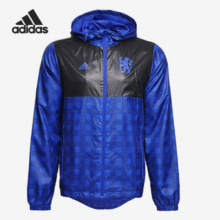 Adidas/阿迪达斯正品新款男子切尔西足球连帽夹克外套B28323