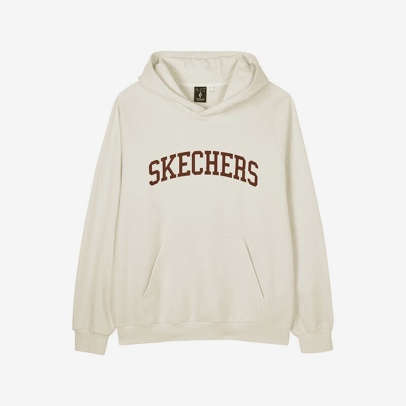 Skechers/斯凯奇正品时尚透气秋季男士休闲字母运动宽松连帽卫衣