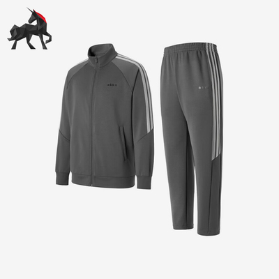 Adidas/阿迪达斯正品M Q3 Tracksuit男士立领经典长袖套装KG8952