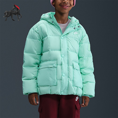 Nike/耐克正品2025冬季Premium大童保暖简约运动羽绒服IQ6136-353