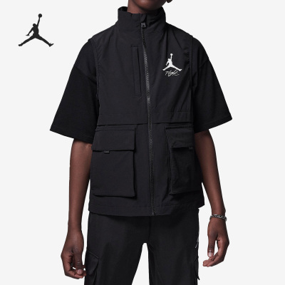 Nike/耐克正品Jordan Flight 大童时尚运动马甲FV3154-010