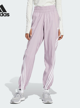 Adidas/阿迪达斯官方正品WTR ICNS WVN PT女士运动健身长裤IS8069
