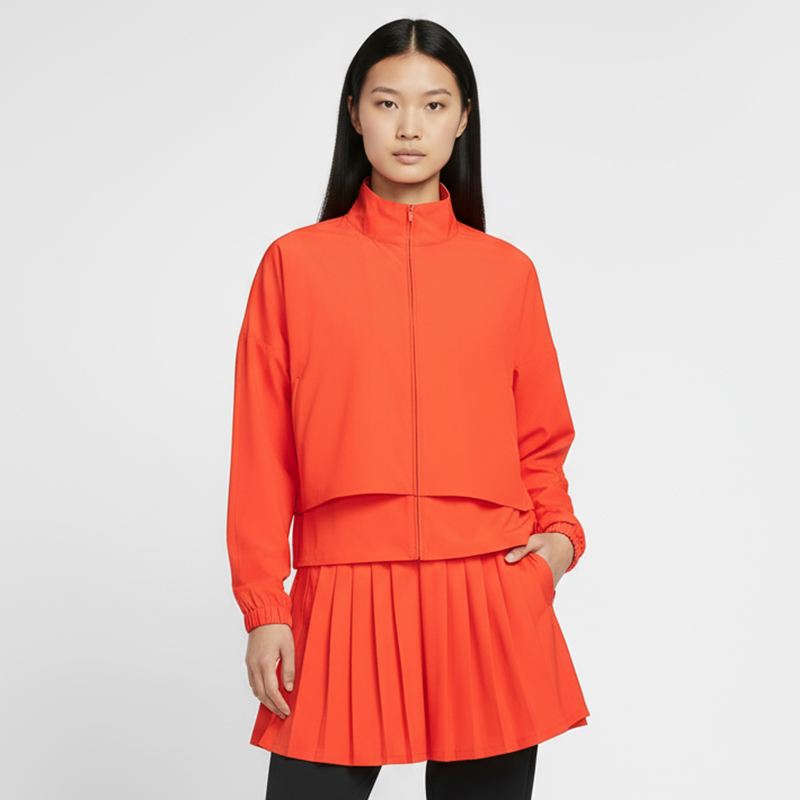 Nike/耐克正品Dri-FIT女士运动宽松网眼立领外套HJ0964-633