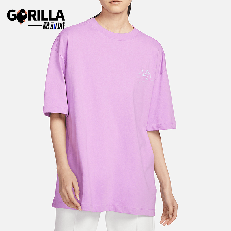 耐克新款女子运动圆领透气短袖