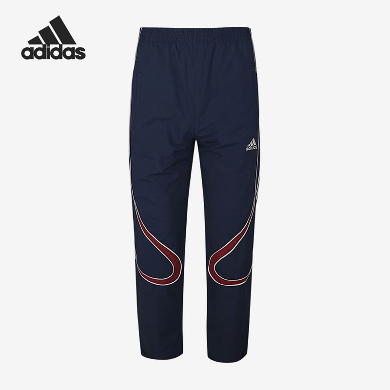 Adidas/阿迪达斯正品儿童运动长裤弹性字母经典条纹长裤KG1891