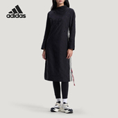女士休闲时尚 春季 竹叶纹提花连衣裙HY2133 阿迪达斯正品 Adidas